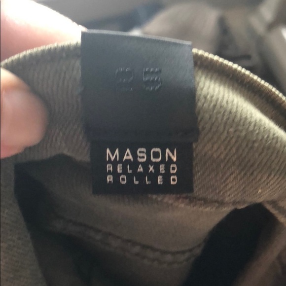 VINCE olive distressed skinny jeans size 25 - Picture 5 of 7